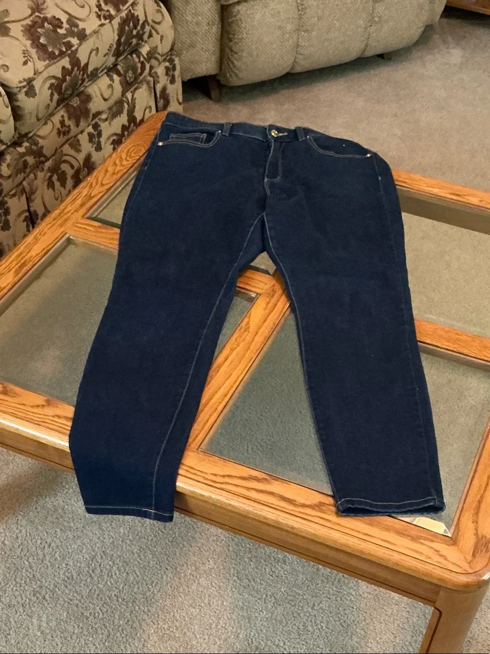 Michael  Kors Issa   Skinny Jeans in Dark Blue